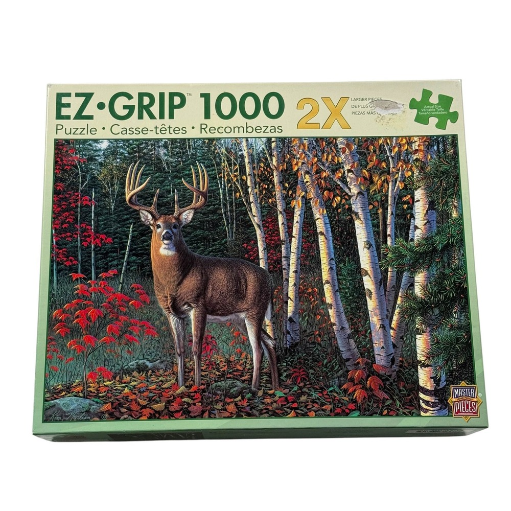 MasterPieces EZ-Grip 1000 Pcs Puzzle Autumn Sentinel Kim Norlien UNCOUNTED